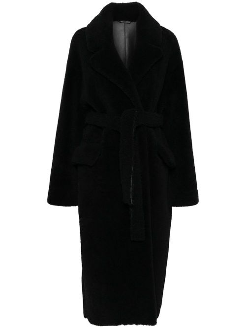 Shearling coat - Black