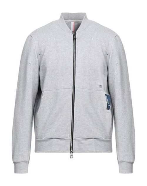 Man Sweatshirt Grey Size L Cotton