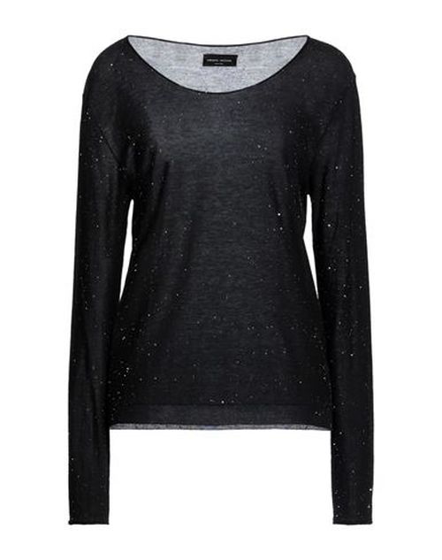 Woman Sweater Black Size XL Merino Wool