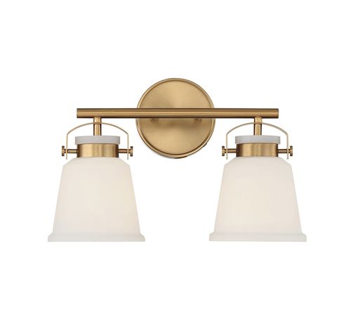 Kaden 2-Light Bathroom Vanity Light in Warm Bra