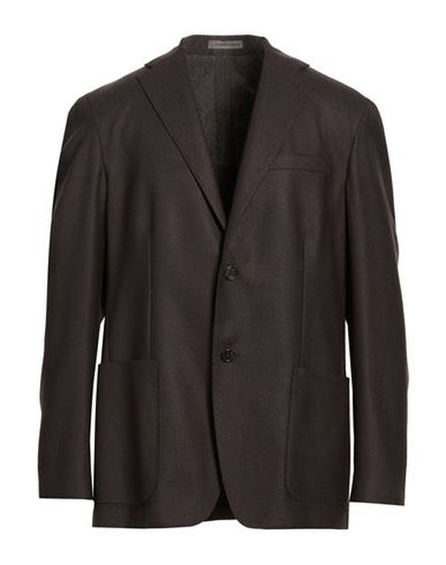 Man Blazer Charcoal Size 44 Virgin Wool, Silk