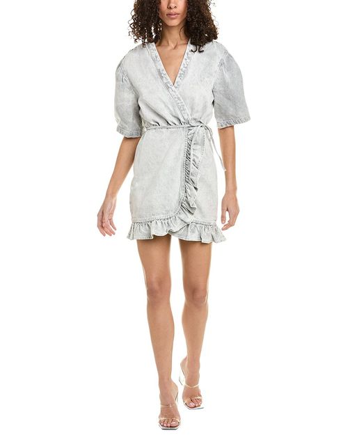 Denim Wrap Dress