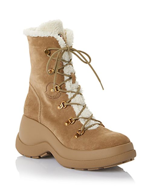 Women's Resile Trek Faux Fur Trim Lace Up Boots