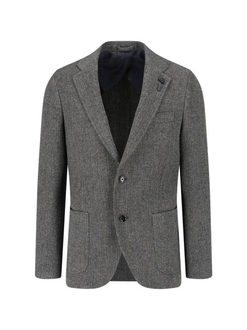 Wool-Blend Tailored Jacket for Men