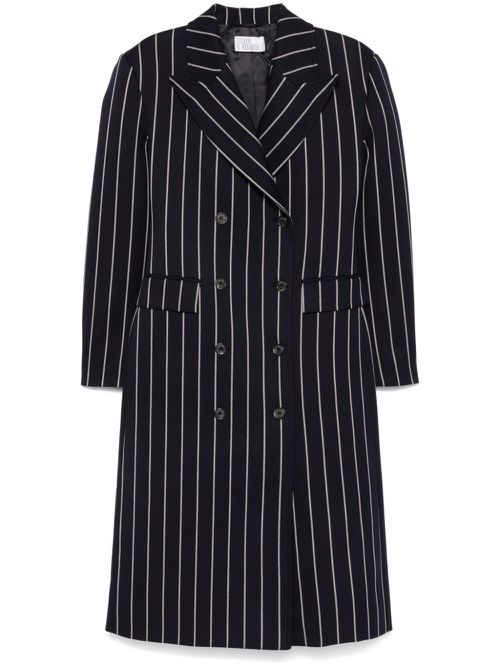 Striped coat - Blue