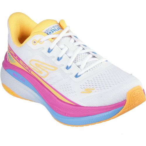 Skechers Performance Max Cushioning Propulsion Textile Women's White/Orange Trainer