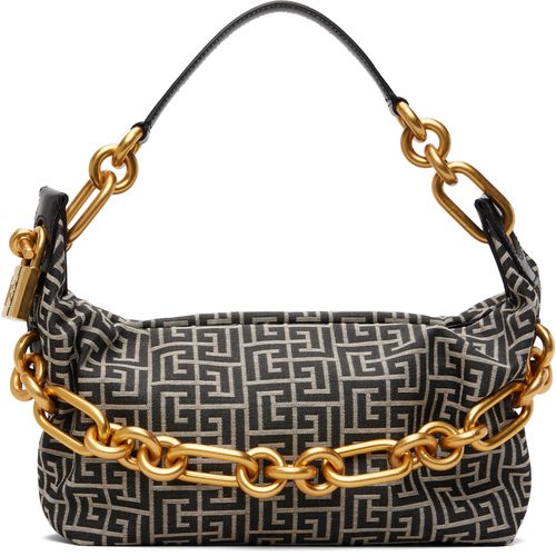 Black & Off-White Medium Sync Bag