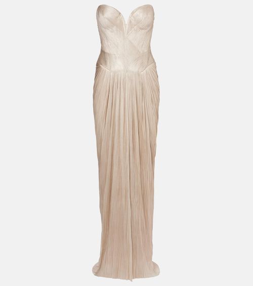 Noor silk tulle corset gown