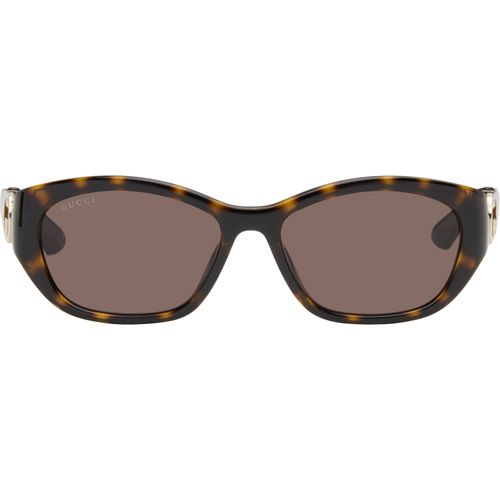 Brown Hailey Round Sunglasses