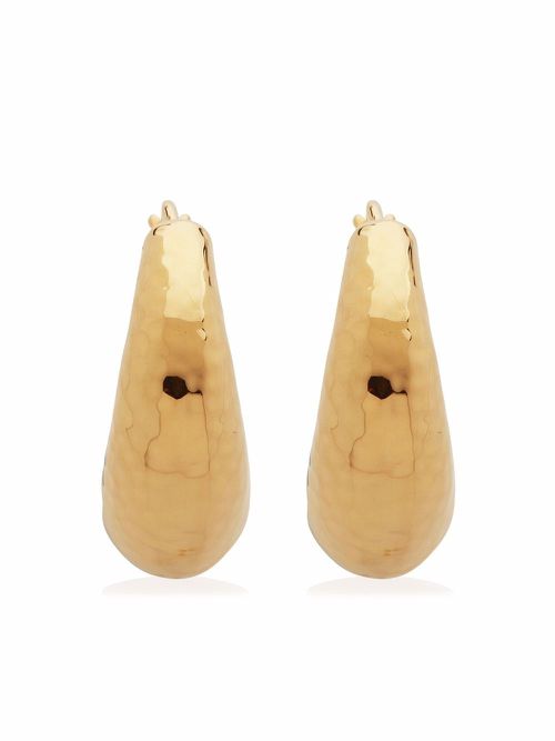 Deia chunky hoop earrings - Gold