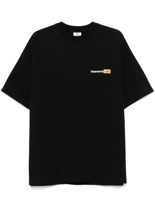 Logo-print T-shirt - Black