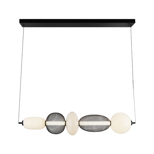 Black LED Island Pendant from the Ace Collection