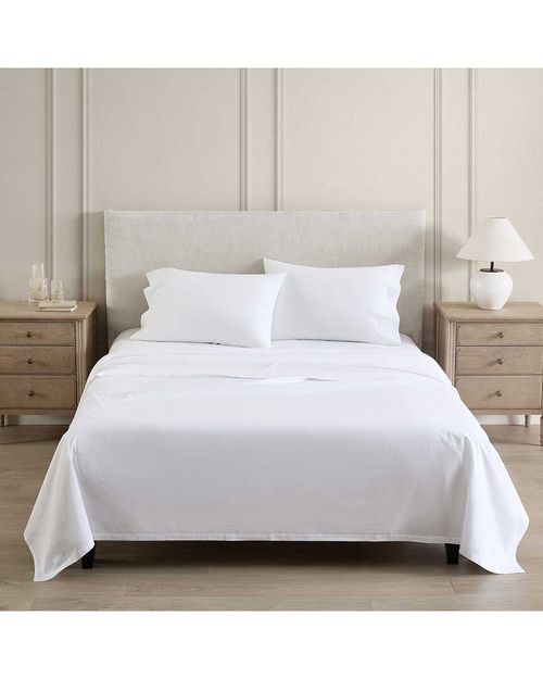 Lilly Pond Leaf Solid 100% Cotton Percale Sheet Set