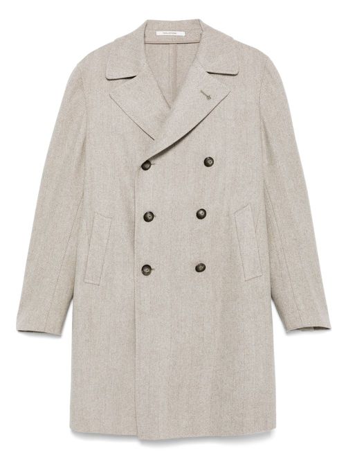 Tagliatore double-breasted coat - Neutrals