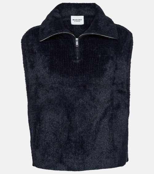 Milie high-neck sweater vest