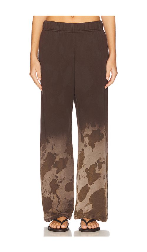 Michael Lauren Mabel Wide Leg Pant in Brown. XL. Also in L, M
