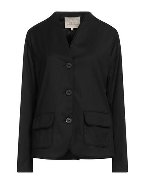 Woman Blazer Black Size 10 Polyester, Viscose, Elastane