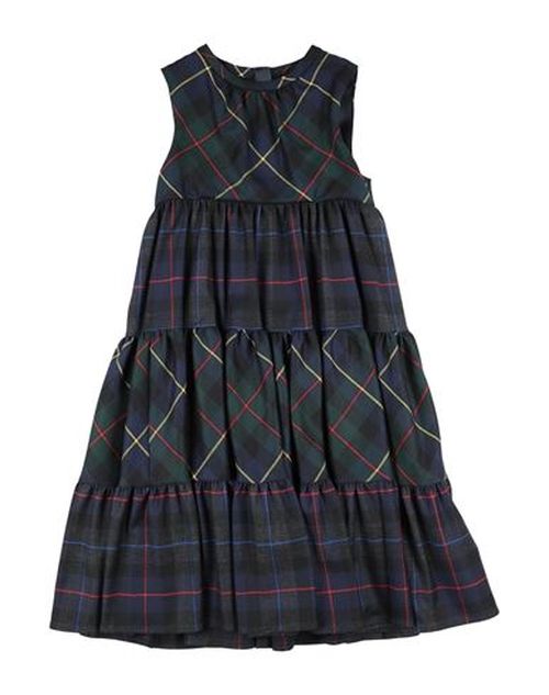 Kid Girl Kids' dress Midnight blue Size 11 Virgin Wool, Polyamide, Elastane