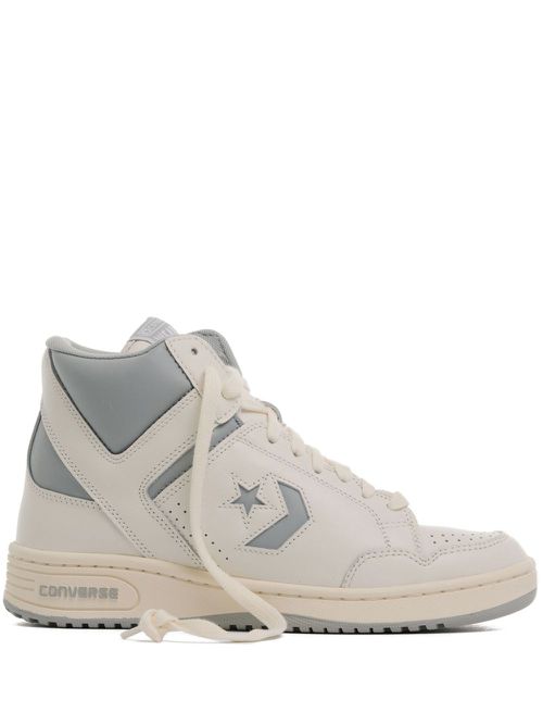 Weapon Hi leather sneakers - Neutrals