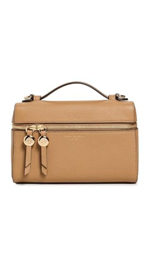 Tory Burch Women's Romy Slim Top Handle Bag, Tiramisu, Tan, One Size