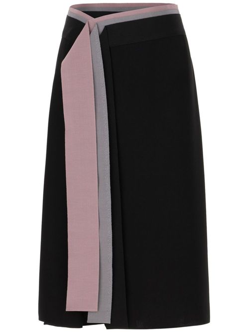 Silk skirt - Black