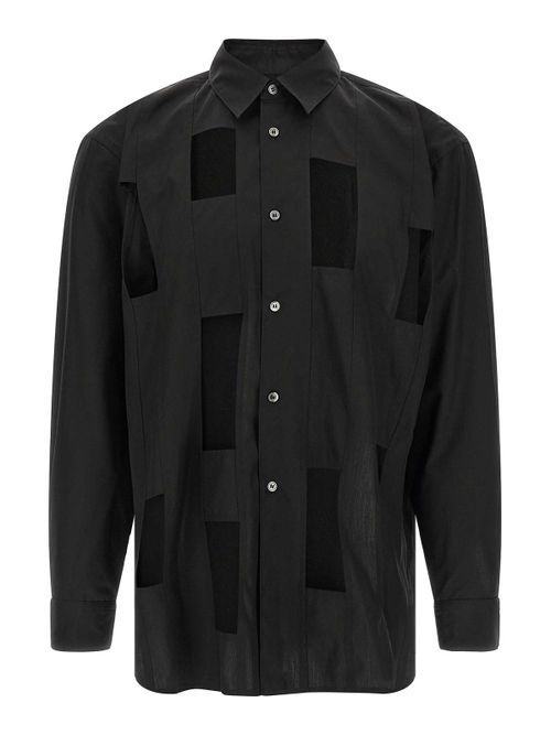 Geometric Cut-Out Shirt