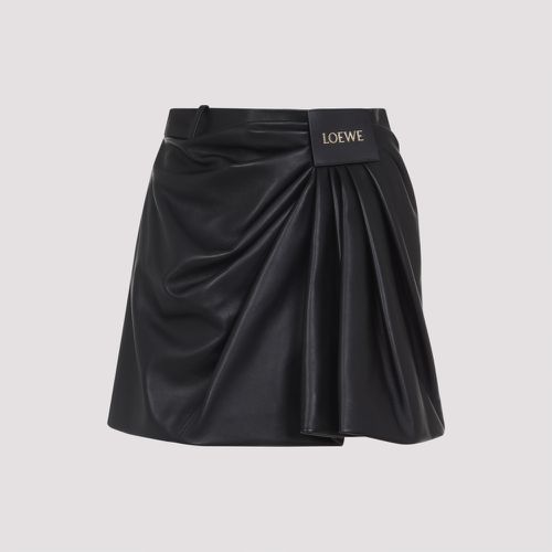 Black Draped Skirt