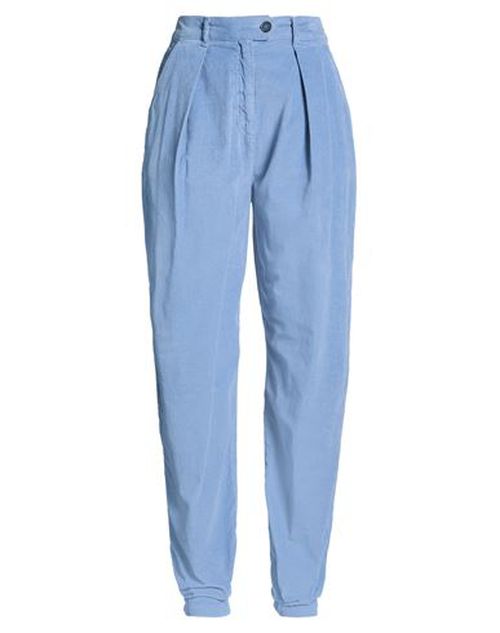 Woman Pants Pastel blue Size 26 Cotton, Elastane