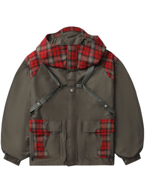Harness hooded jacket - Green