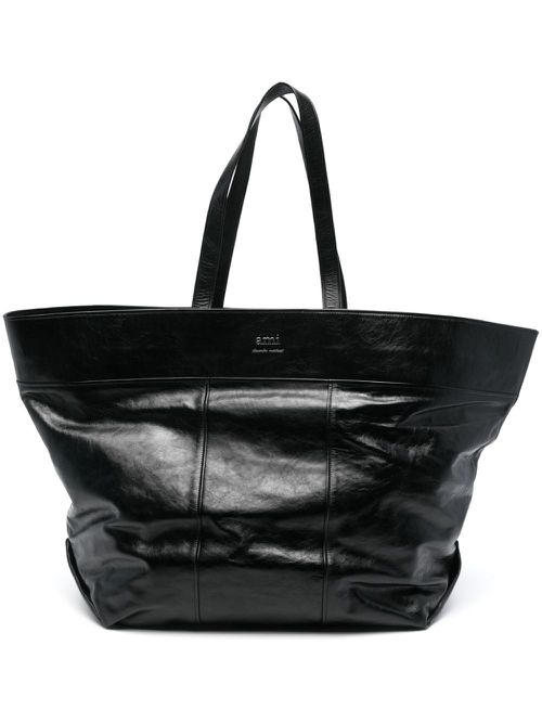 Maxi East West tote bag - Black