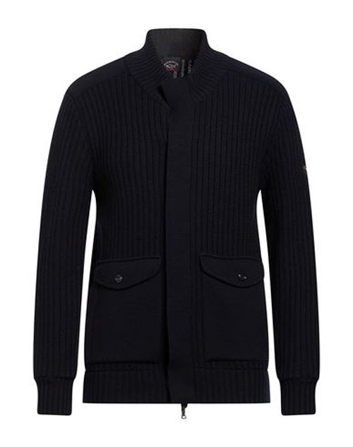 Man Cardigan Midnight blue Size L Virgin Wool