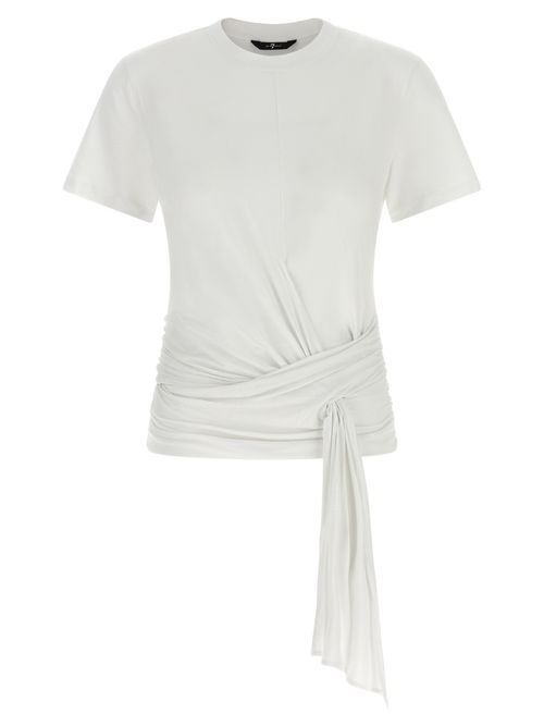 White Solid Crew Neck T-Shirt