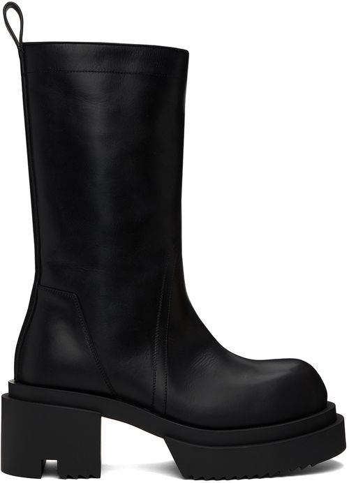 Rick Owens Black Bogun Boots