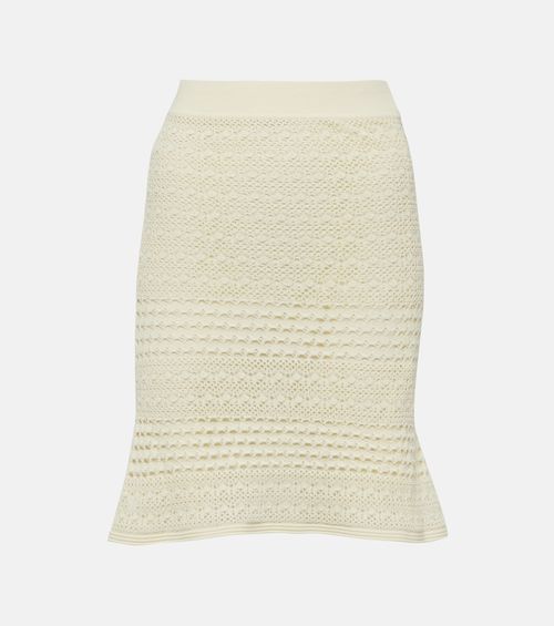 Crochet miniskirt