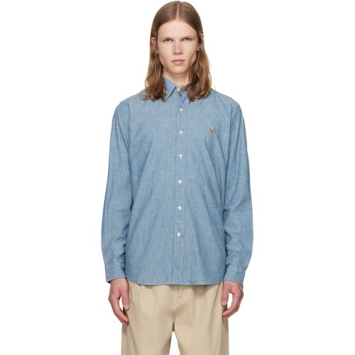 Blue Classic Fit Indigo Chambray Shirt