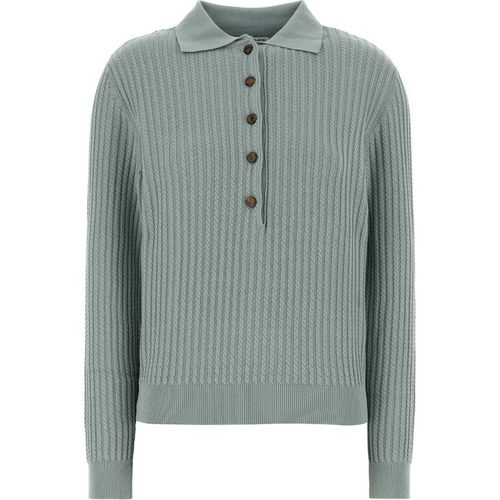 Blaze Sea Green Silk Blend Polo Shirt