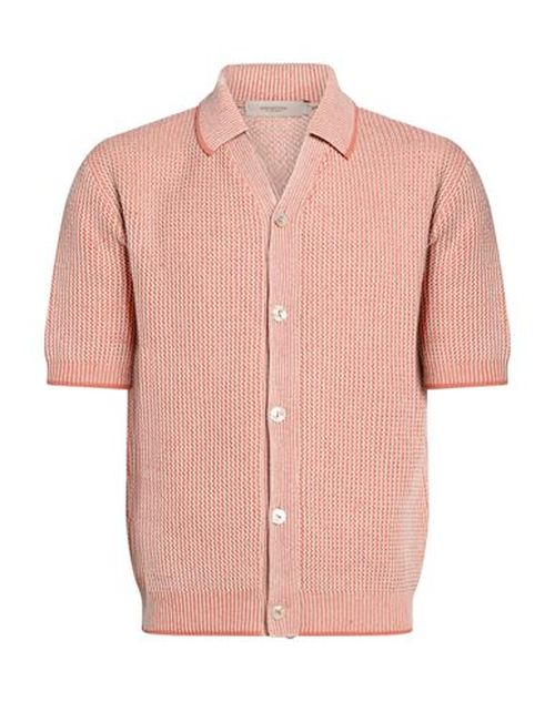 Man Shirt Antique rose Size S Cotton, Linen, Cashmere
