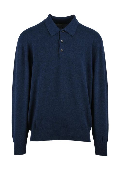 Cashmere Knit Polo - Multicolor