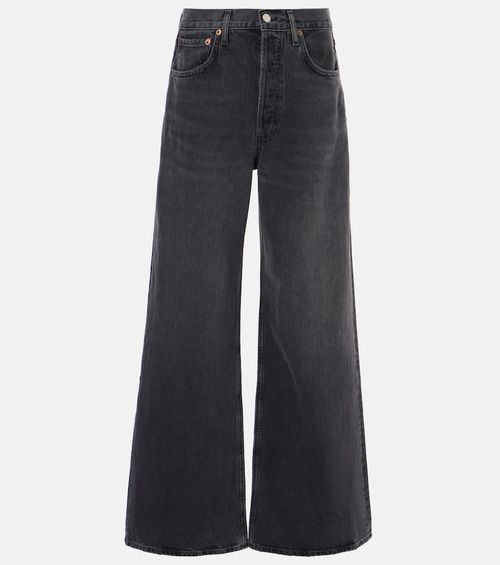 Dame high-rise wide-leg jeans