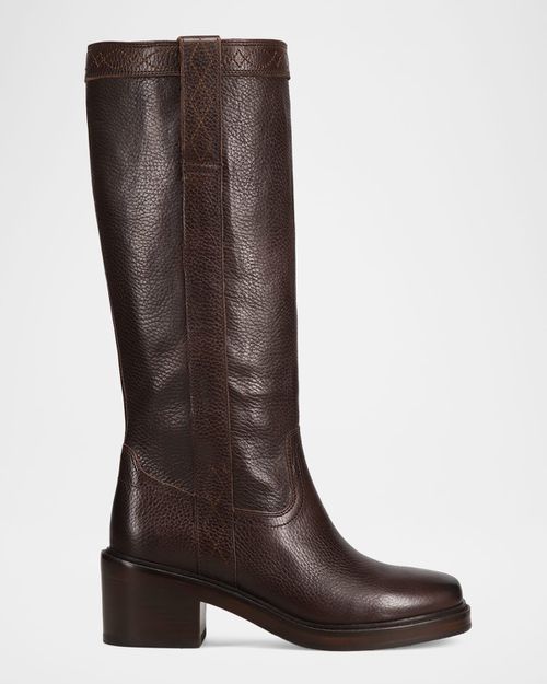 Kate Leather Pull-On Boots