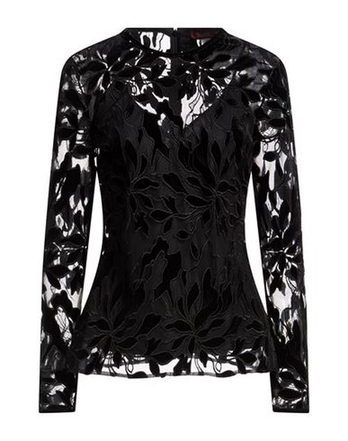 Woman Top Black Size 8 Polyester