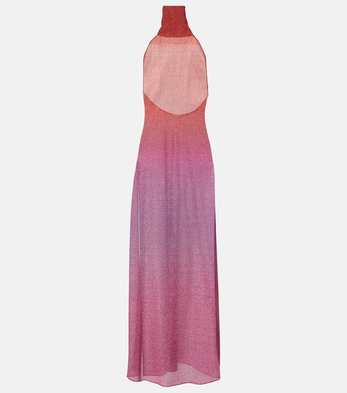 Oséree Lumière lamé maxi dress