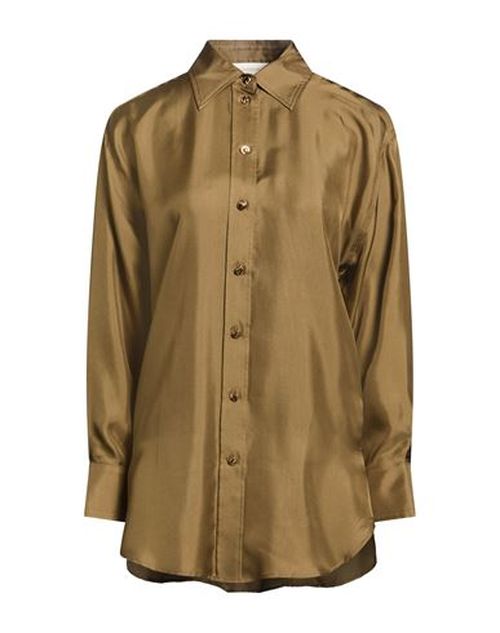Woman Shirt Khaki Size 0 Silk