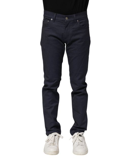 Skinny Denim Jeans — Navy