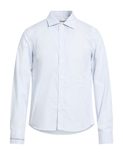 Man Shirt Azure Size L Cotton