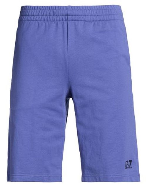Man Shorts & Bermuda Shorts Bright blue Size L Cotton