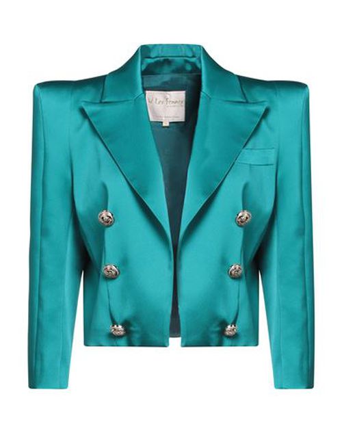 Woman Blazer Deep teal Size 8 Polyamide, Elastane