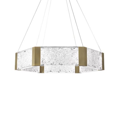 Modern Forms Forever Chandelier in Aged Bra