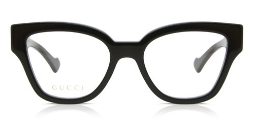 Gucci GG1424O 012 Men's Glasses Black  54 - Free Lenses - Blue Light Block Available