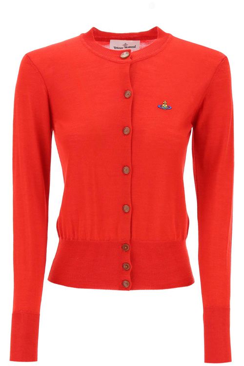 Bea Cardigan With Embroidered Logo
